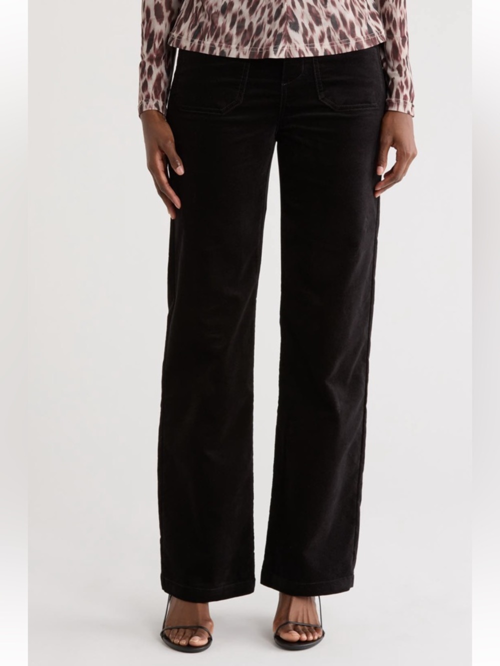 Sanctuary Supernova Velvet Wide Leg Pant